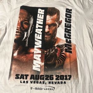 🔥RARE MAYWEATHER VS MCGREGOR OFFICIAL HISTORICAL EVENT SHIRT #COLLECTIBLE